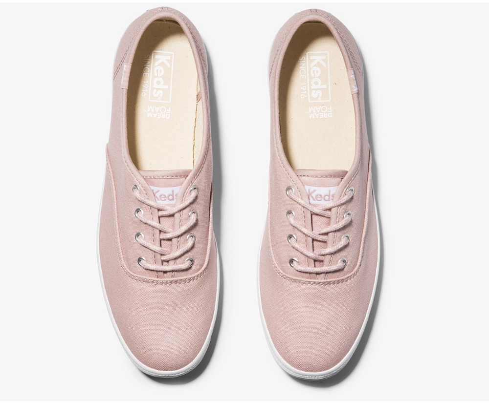 Keds Sneakers Pink - Champion Solids - Womens ULBATM-213